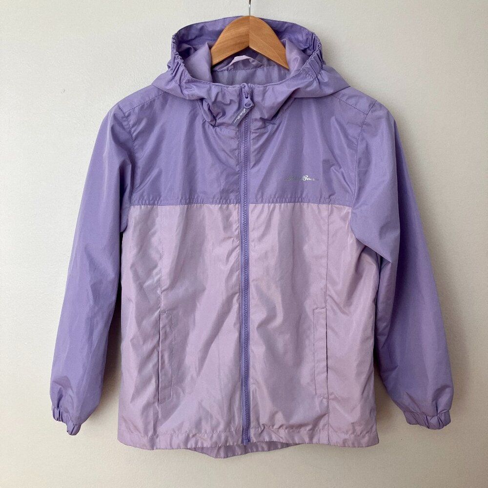 10/12 Eddie Bauer Hooded Rainfoil Jacket